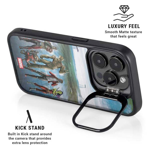 Marvel Guardians of the Galaxy Hero Squad iPhone 15 Pro Max Kickstand Case